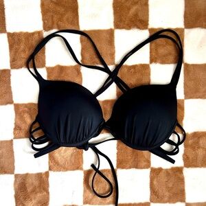 Shade & Shore Strappy Bikini Top L